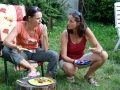 (c) Thomas Ostheimer - Csodaszarvas-rendezvény 2009 július 26; grillezés Möckel Monikaeknal